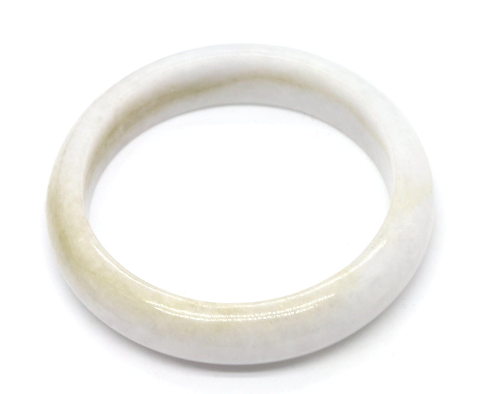 Type A Certified Jadeite Jade Bangle Size 56 -58mm B0BNDNVRHN - Jade-collector.com