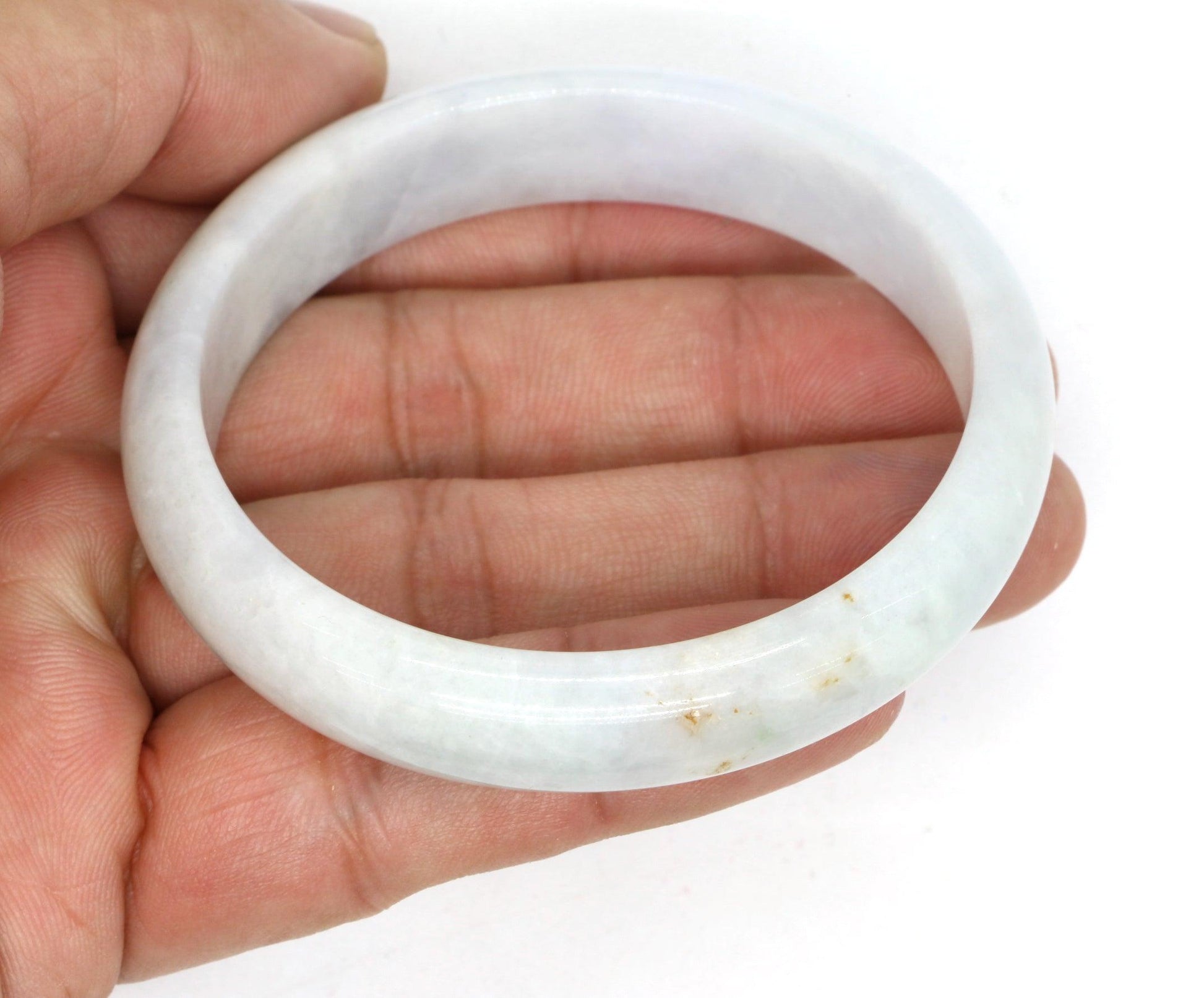 Type A Certified Jadeite Jade Bangle Size 56 -58mm B0BNF1PKSJ - Jade-collector.com