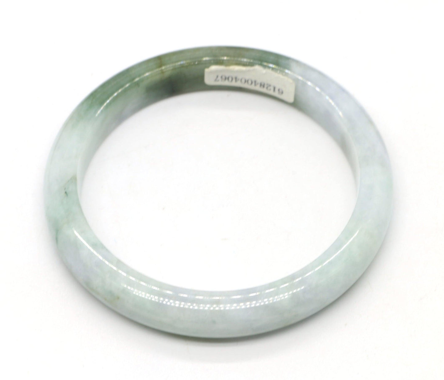Type A Certified Jadeite Jade Bangle Size 56 -58mm B0BNFNC4LF - Jade-collector.com