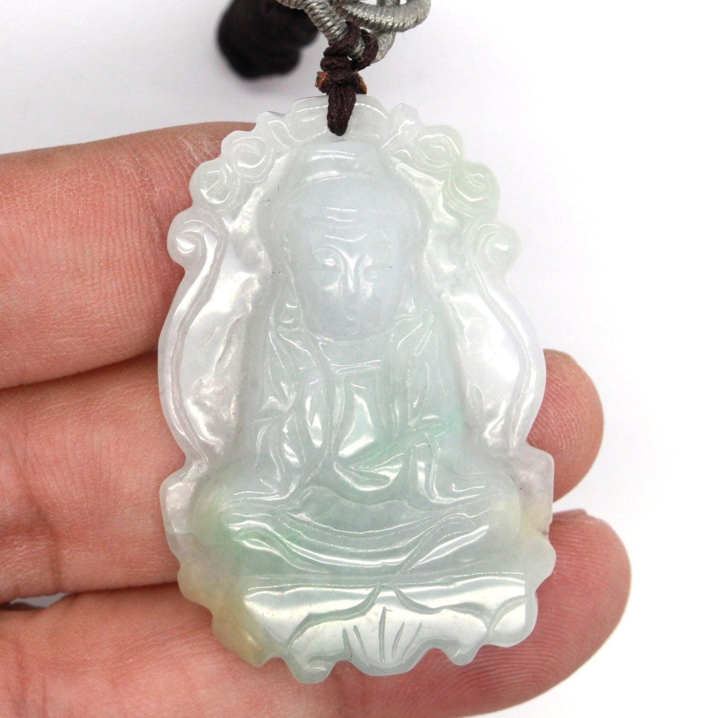 Type A Jadeite Jade Pendants Guanyin Series (Fullfill USA only) B08Q7R47B8