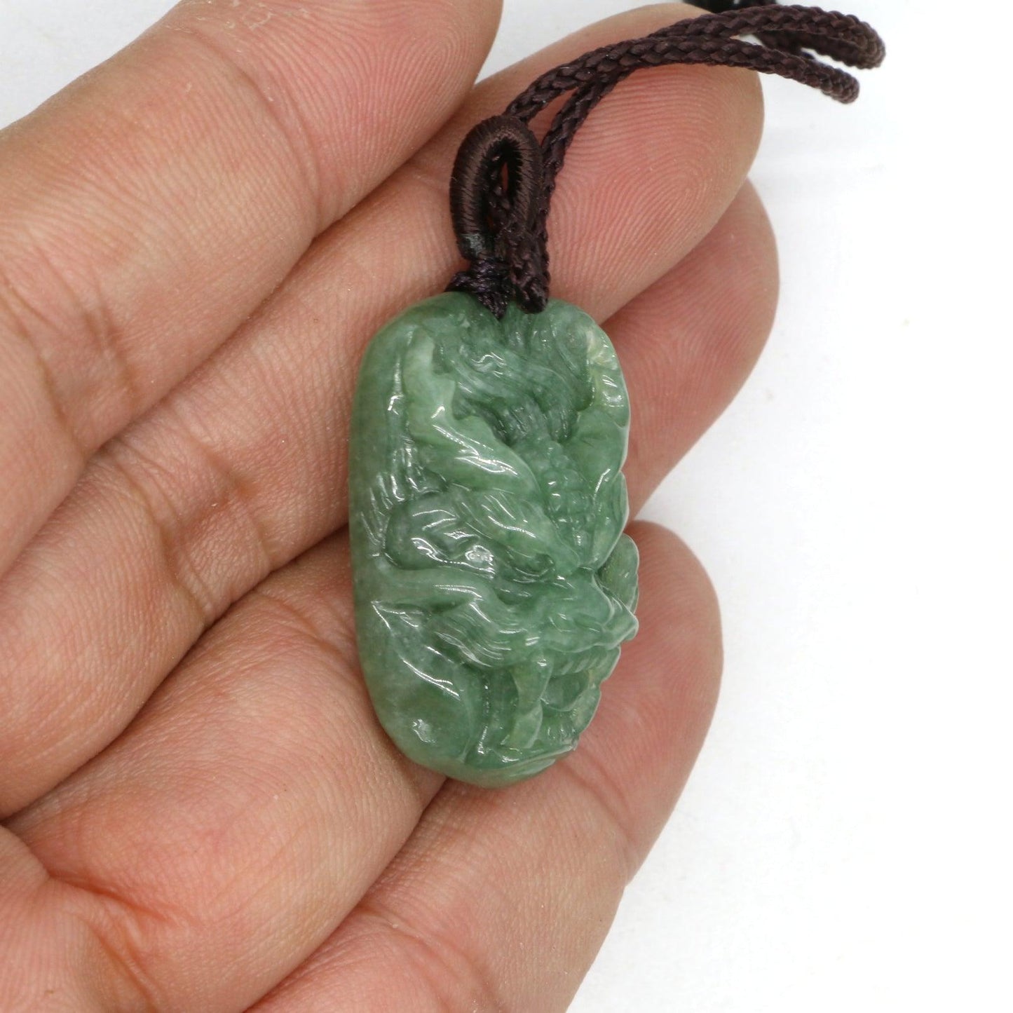 Type A Jadeite Jade Pendants Dragon Series pe10159