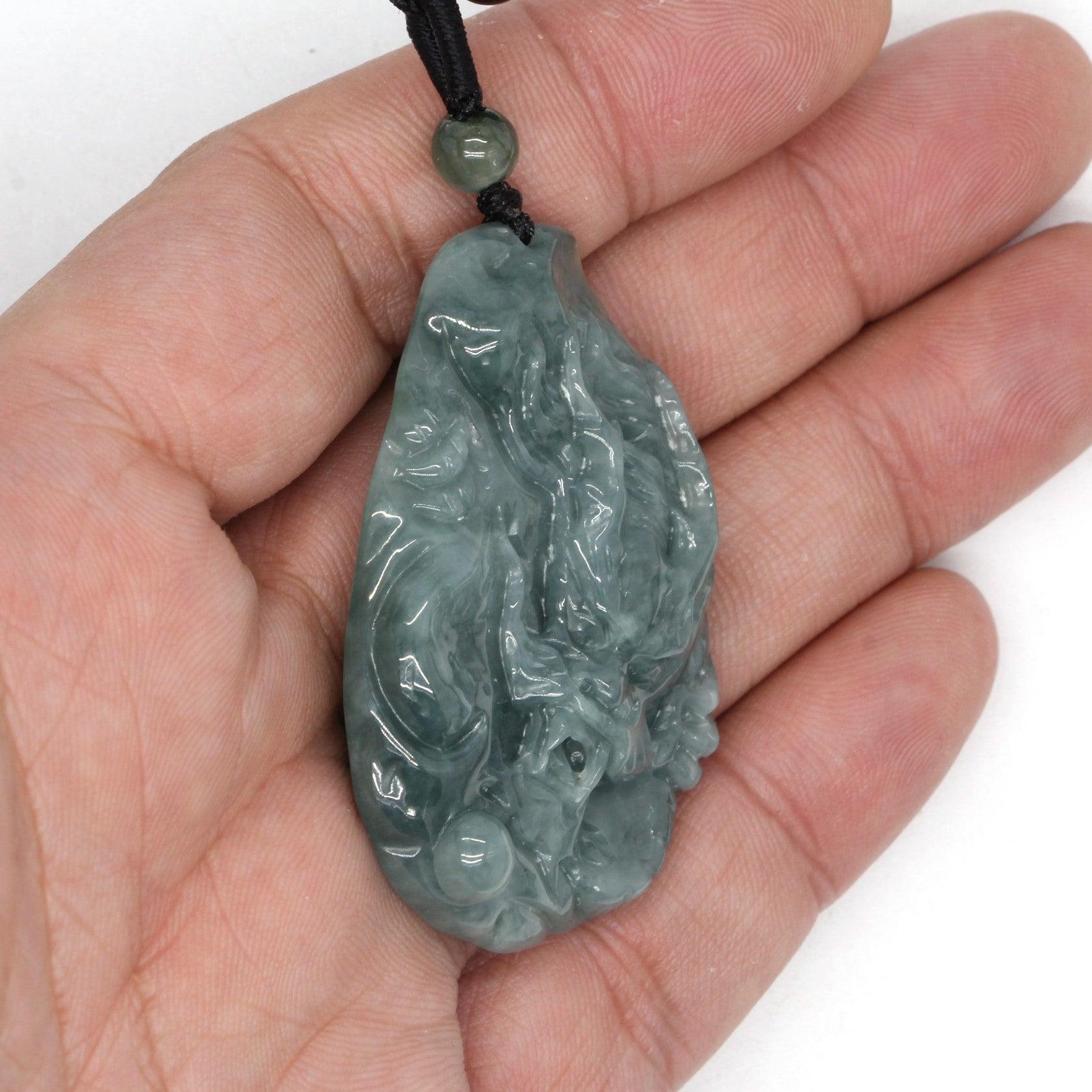 Type A Jadeite Jade Pendants Dragon Series pe10162 - Jade-collector.com