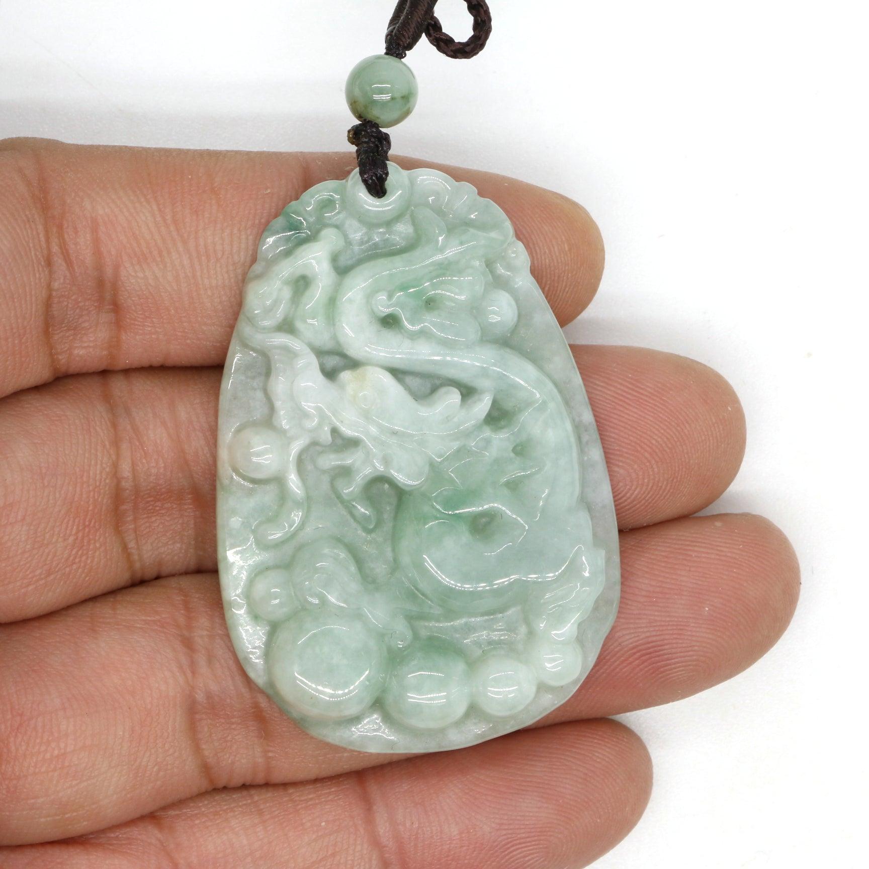Type A Jadeite Jade Pendants Dragon Series pe10138 - Jade-collector.com
