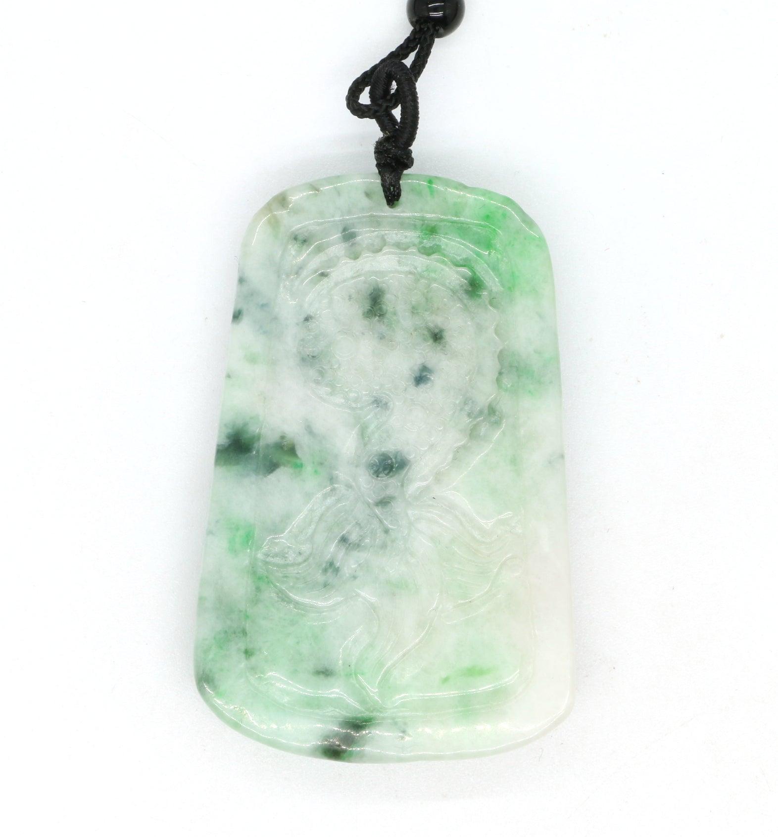 Type A Jadeite Jade Pendants Dragon Series pe10140 - Jade-collector.com