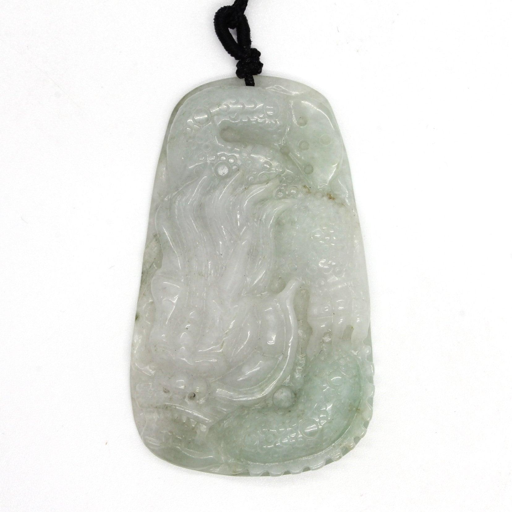 Type A Jadeite Jade Pendants Dragon Series pe10147 - Jade-collector.com