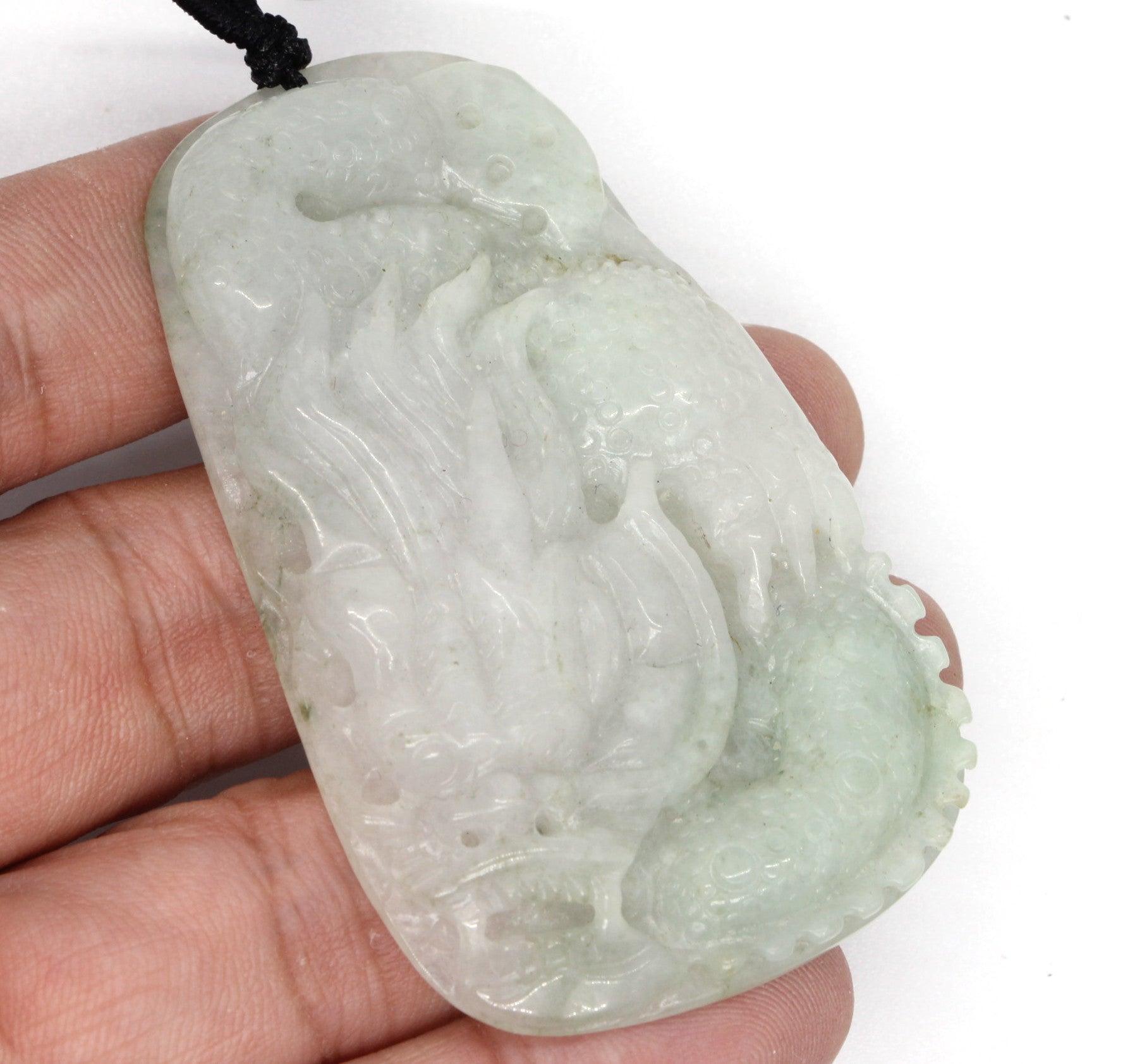 Type A Jadeite Jade Pendants Dragon Series pe10147 - Jade-collector.com