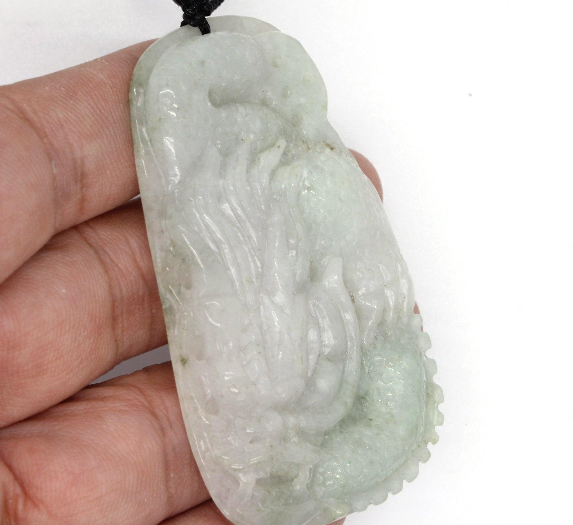 Type A Jadeite Jade Pendants Dragon Series pe10147 - Jade-collector.com