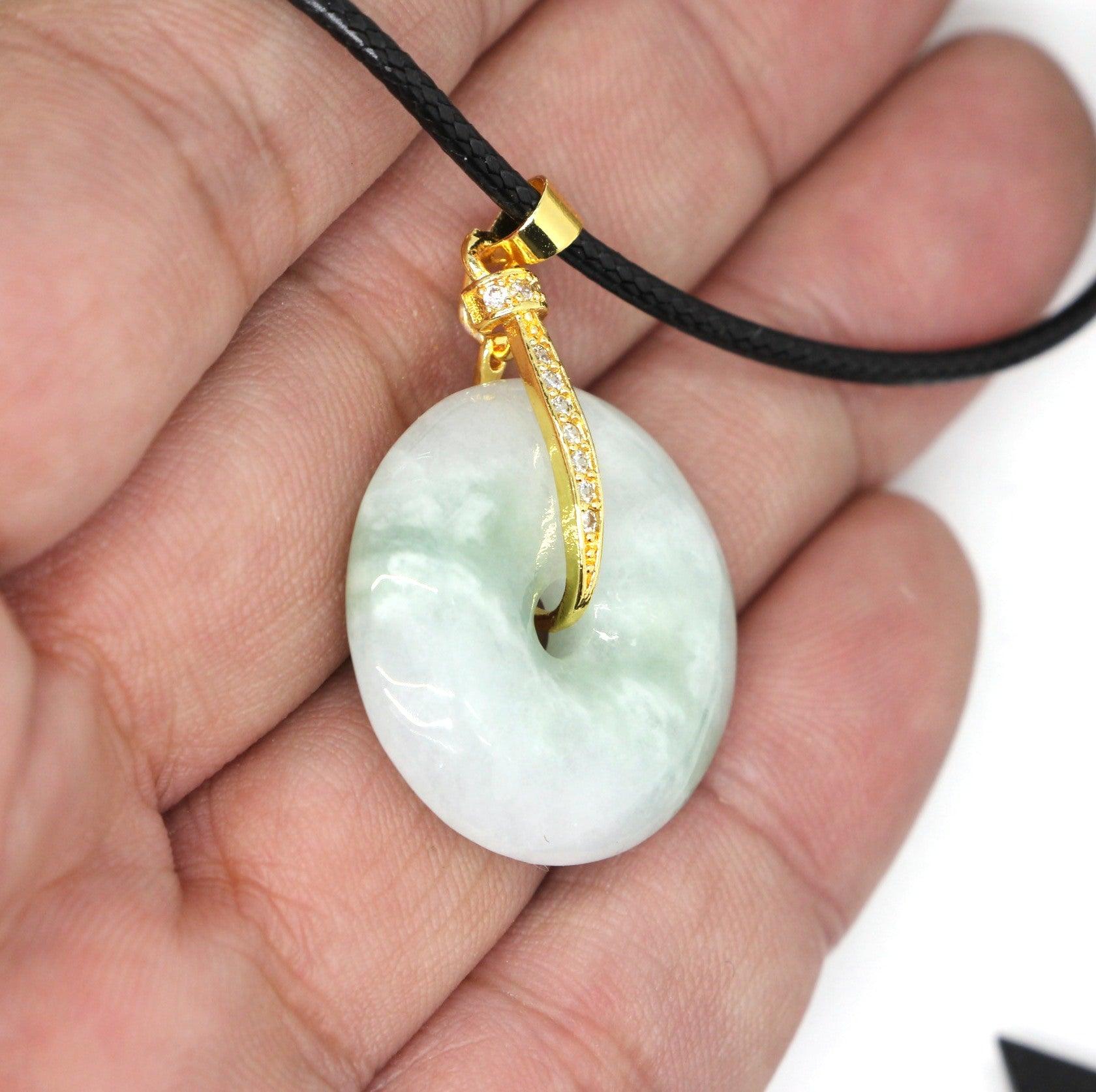 Type A Jadeite Jade Pendants Disc Series - Jade-collector.com